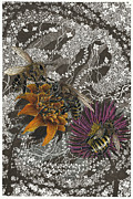 The Bee Garden Drawing by Jonathan Baldock