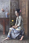 The Beloved Looking Forward Painting by Mingyue Wang The Beloved Looking Forward Painting by Mingyue Wang