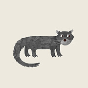 The Binturong Painting by Nic Squirrell