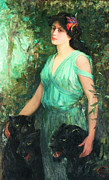 The Black Orchid by Frederick Stuart Church 1907 Painting by Frederick Stuart Church