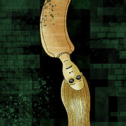 The Body in the Chimney Mixed Media by Andrew Hitchen