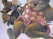 The Boogie Woogy Bears Painting by Eleatta Diver