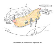 The Check Mustard Light Drawing by Michael Maslin