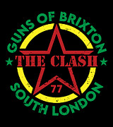The Clash 77 Guns of Brixton Digital Art by Kirania Finest