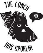 The Conch Has Spoken No Digital Art by Jacob Zelazny