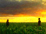 The Cornfield Painting by Stephen Mitchell The Cornfield Painting by Stephen Mitchell