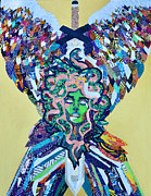 The Crest of Medusa Tapestry - Textile by Apanaki Temitayo M
