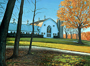 The Dairy Barn Painting by Erik Schutzman