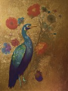 The Dance of the Golden Peacock Digital Art by Samuel HUYNH