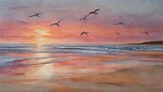 The Dance of the Seagulls Digital Art by Samuel HUYNH