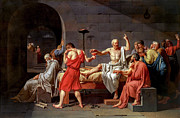 The Death of Socrates by Jacques Louis David Photograph by Carlos Diaz