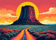 The Devils Tower 21SEP24 Digital Art by Greg Joens