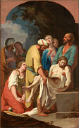 The Entombment of Christ Painting by Tadeusz Kuntze
