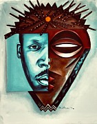 The Eternal Duality of Eminence / a portrait of Keyon Harrold Painting by Martel Chapman