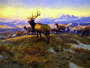 The Exalted Ruler 1912 Painting by Charles Marion Russell