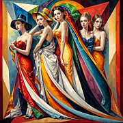 The Five Muses Photograph by Cate Franklyn
