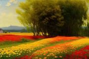 The Flower Farm Digital Art by Sterling and Thorn