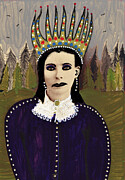The Forest Queen Portrait Painting by Jo Potocki