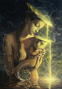 The Fountain II Painting by Adrian Borda