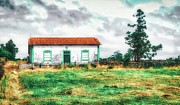 The Green White Country House Photograph by Marco Sales Photography The Green White Country House Photograph by Marco Sales Photography