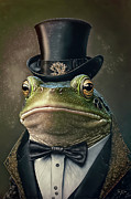 The Handsome Bullfrog Groom Digital Art by Tina LeCour