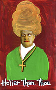 The Higher the Hair, The Closer to God Painting by Jo Potocki