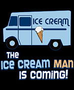 The Ice Cream Man Is Coming Digital Art by Flippin Sweet Gear