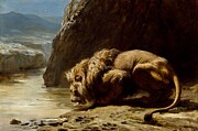 The King Drinks - Briton Riviere RA Digital Art by Samuel HUYNH