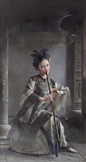 The Language of Cranes Painting by Mingyue Wang