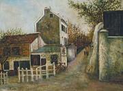 The Lapin Agile - Maurice Utrillo Digital Art by Samuel HUYNH