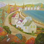 The Lights Abiding Painting by Angeles M Pomata The Lights Abiding Painting by Angeles M Pomata