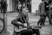 The Lone Busker Photograph by Regina Muscarella