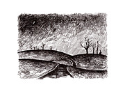 The Long and Winding Road Drawing by Joseph A Langley