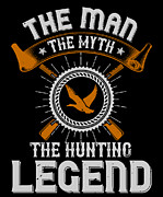 The Man The Myth The Hunting Legend Digital Art by Jacob Zelazny