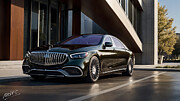 The Maybach - Classic Exclusive Digital Art by Marc Etherington