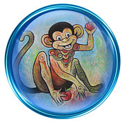 the Monkey Painting by Tom Dashnyam Otgontugs