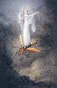 The Moth Fairy, 1860 by Amelia Jane Murray Painting by Amelia Jane Murray