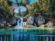 The Old Railroad Bridge Digital Art by Eris And AI The Old Railroad Bridge Digital Art by Eris And AI