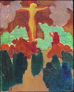 The Orange Christ Painting by Maurice Denis