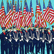 The Parade Painting by Mike Stanko The Parade Painting by Mike Stanko