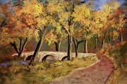 The Path To Burnside Bridge Digital Art by Lois Bryan