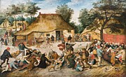 The Peasant Wedding - Pieter Brueghel the Younger Digital Art by Samuel HUYNH