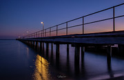 The Pier Photograph by Vicki Walsh