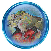  the Pig Painting by Tom Dashnyam Otgontugs