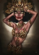 The Queen of Sheba Painting by Tiago Azevedo Pop Surrealism Art Painting by Tiago Azevedo