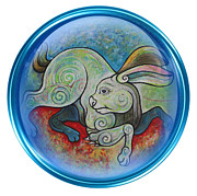 the Rabbit Painting by Tom Dashnyam Otgontugs