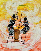 The Rhythm Painting by Sarah Shiundu The Rhythm Painting by Sarah Shiundu