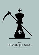 The Seventh Seal - Alternative Movie Poster Digital Art by Movie Poster Boy