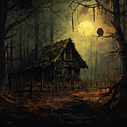 The Shack's Sentinel Painting by Lourry Legarde