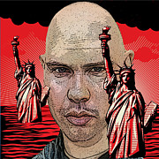 The Smashing Pumpkins parody portrait Digital Art by Christina Fairhead Art and Merch